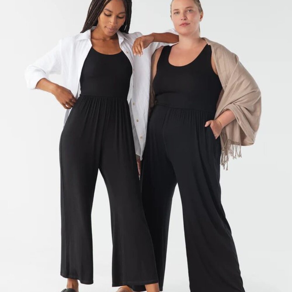 Imbodhi Hana Jumpsuit 2.0 Ribbed Black XL
